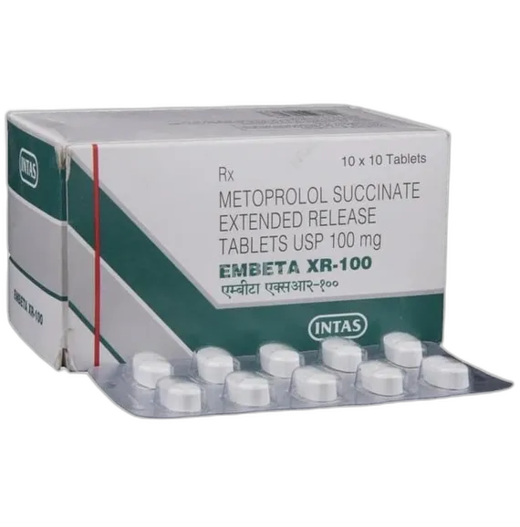 embeta xr 100mg tablet 10's